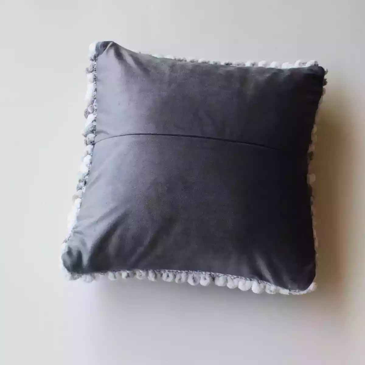 BOHO POM POM Light Wheat Cushion Cover