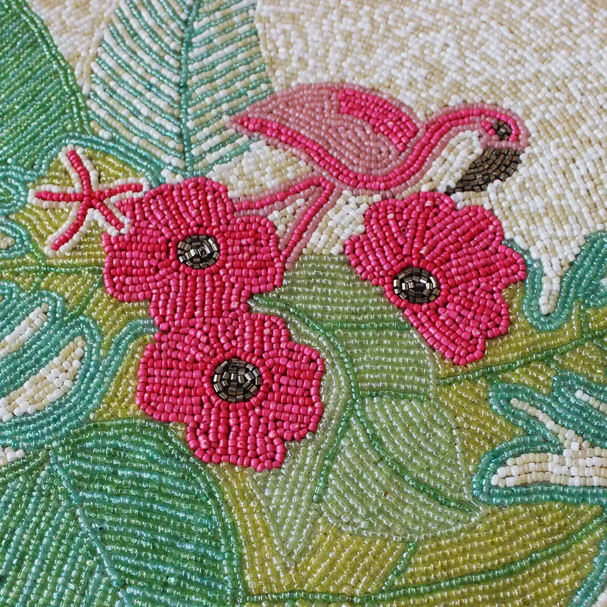 Harmony with Flamingo Beaded Mat