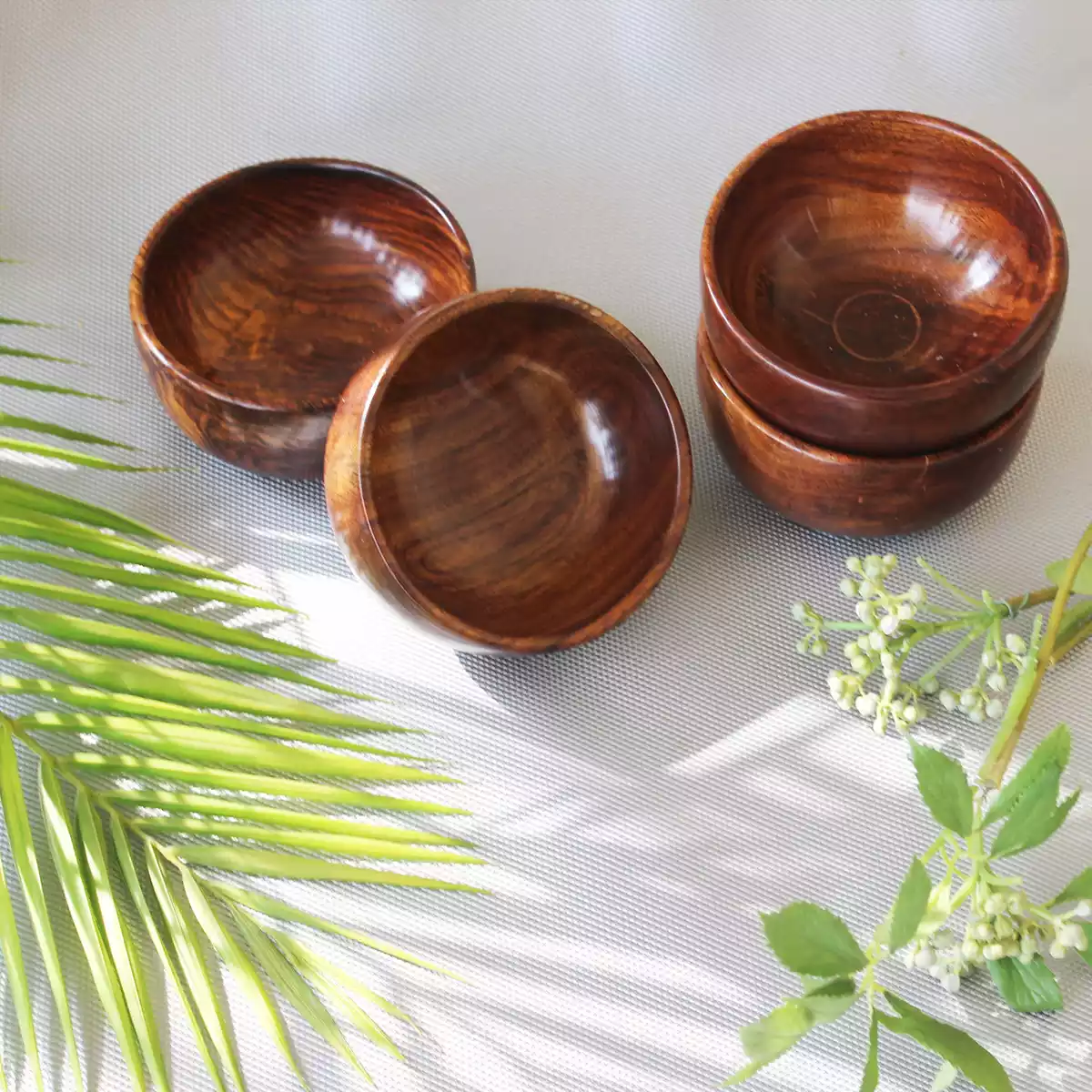 Sheesham Wood Serving Bowl ( Set of 2 )