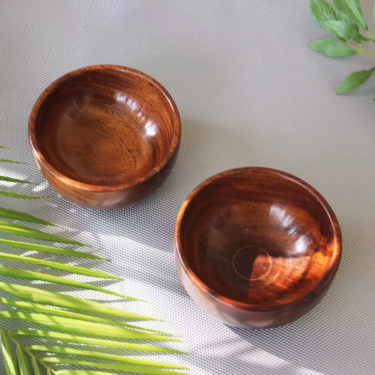 Sheesham Wood Serving Bowl ( Set of 2 )