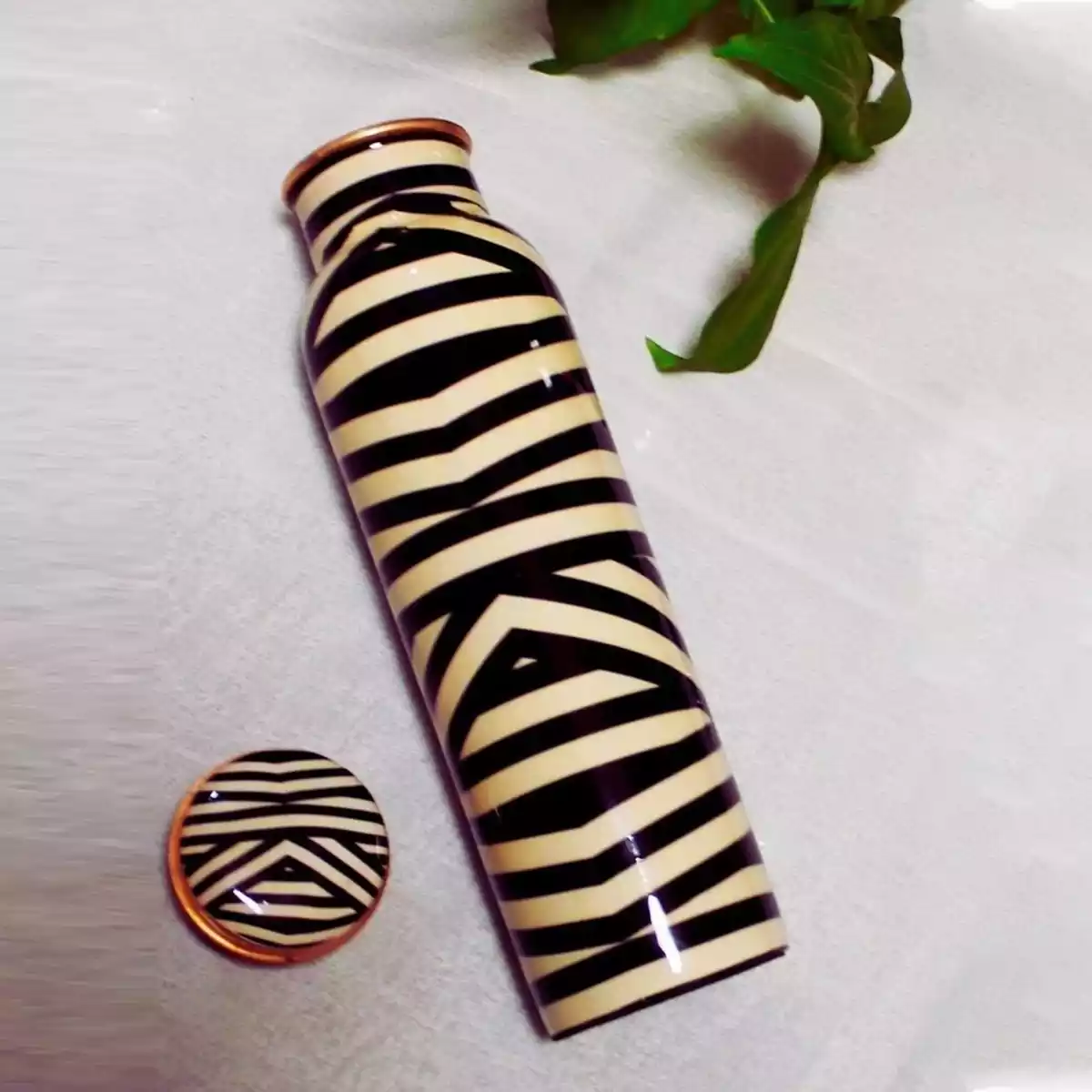 Zebra Mina Copper Bottle