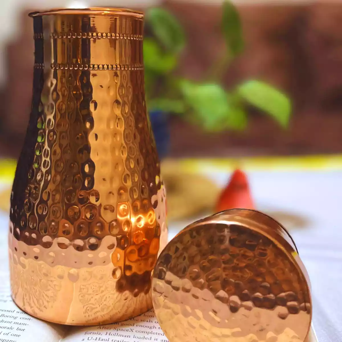 Bedside Copper Caraffe