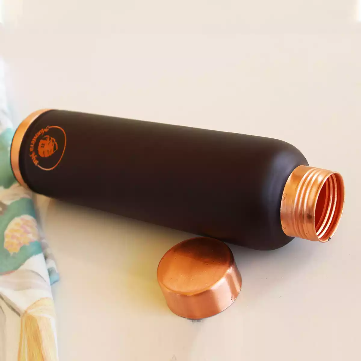 Dark Brown Matte Copper Bottle