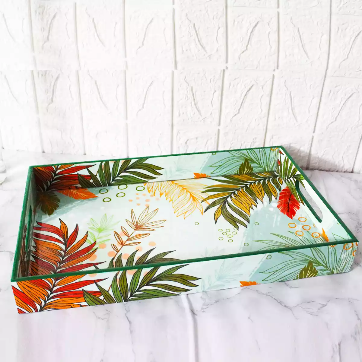 Summer Blossoms Nesting  Tray Set