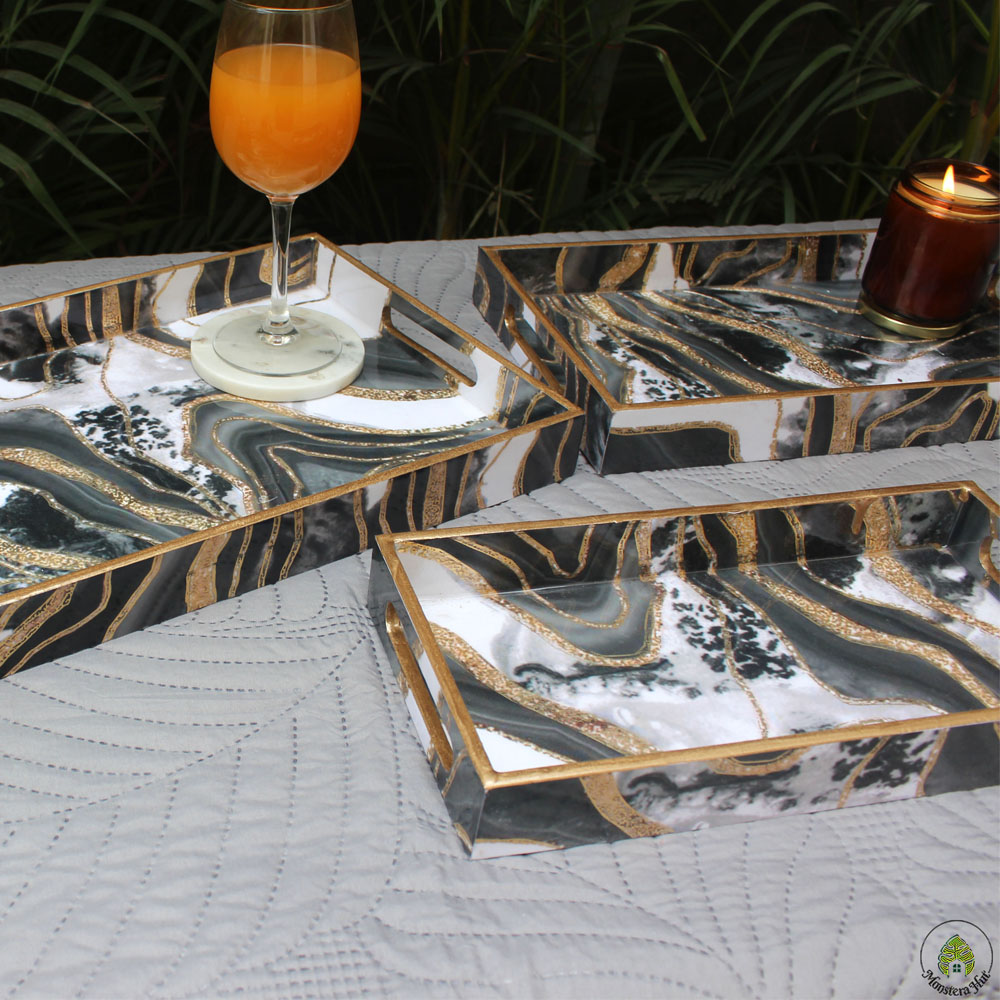 Pattern Pop Rectangular Tray Set