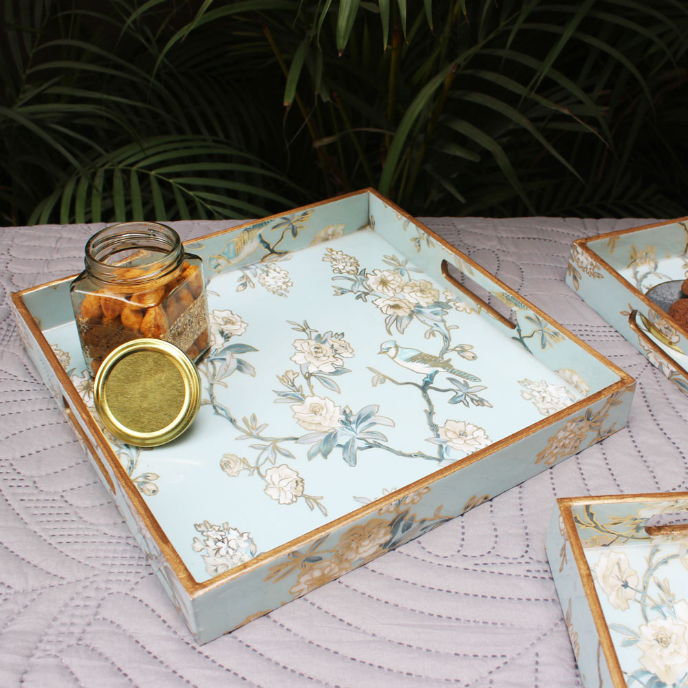 Melodious Meadow SquareTray Set