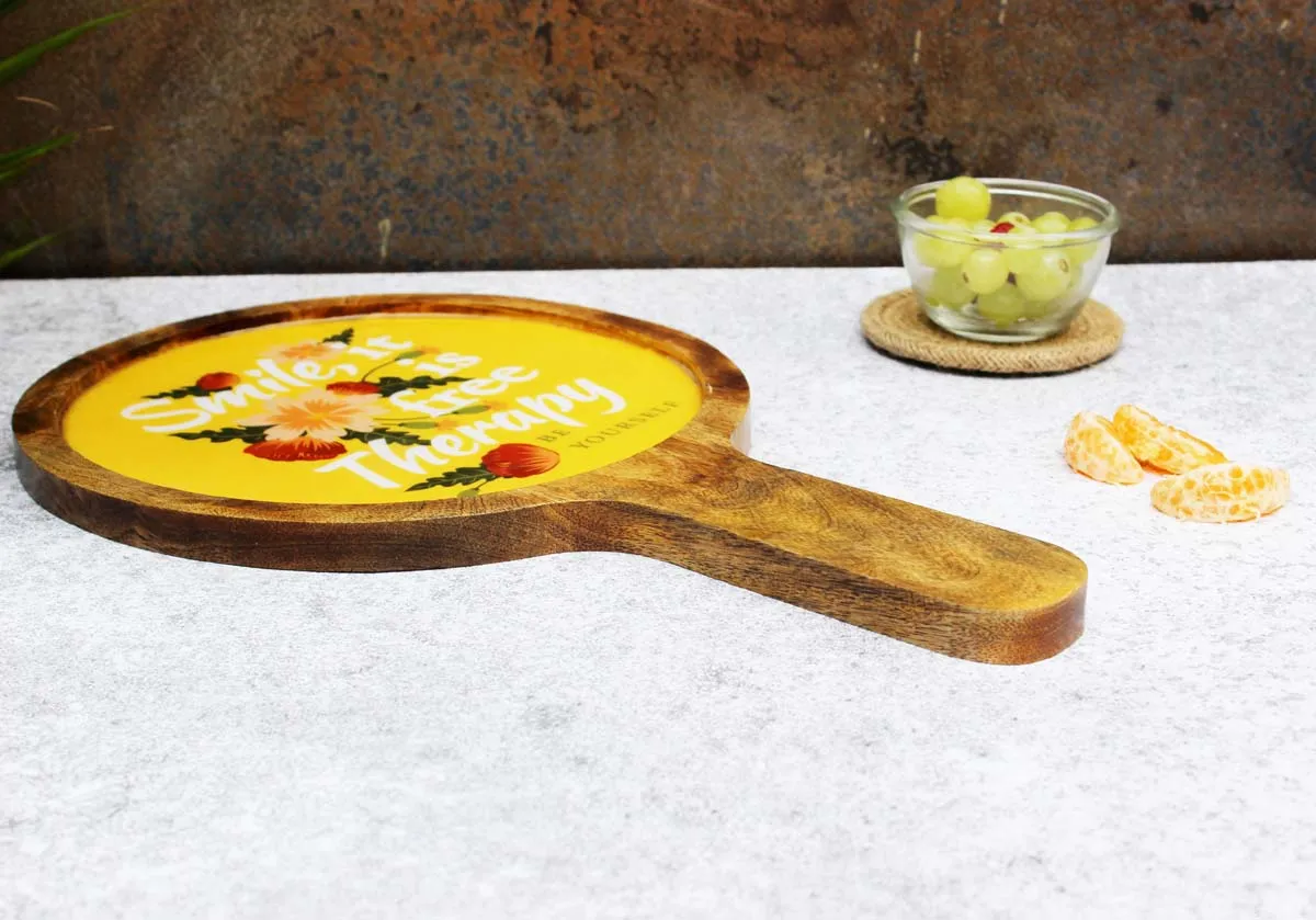 Smile Therapy Pizza Serving Platter