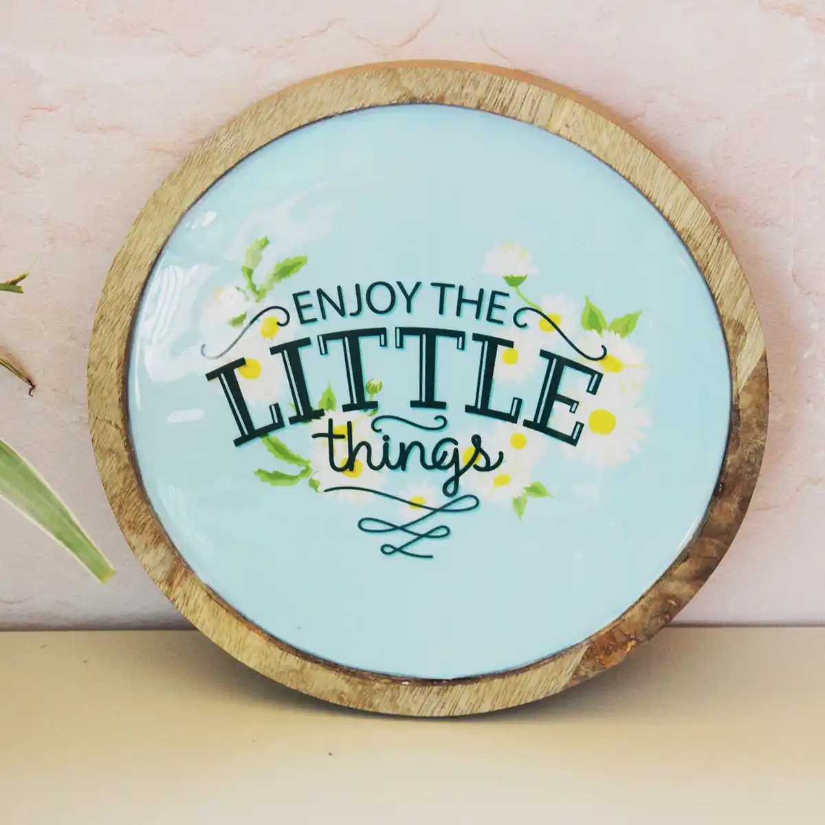 Enjoy Little Round Serving Plate