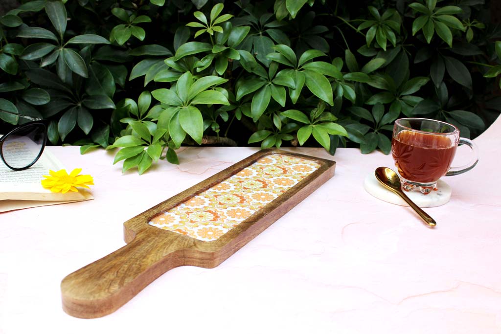 Aura of Mandala Bat Serving Platter