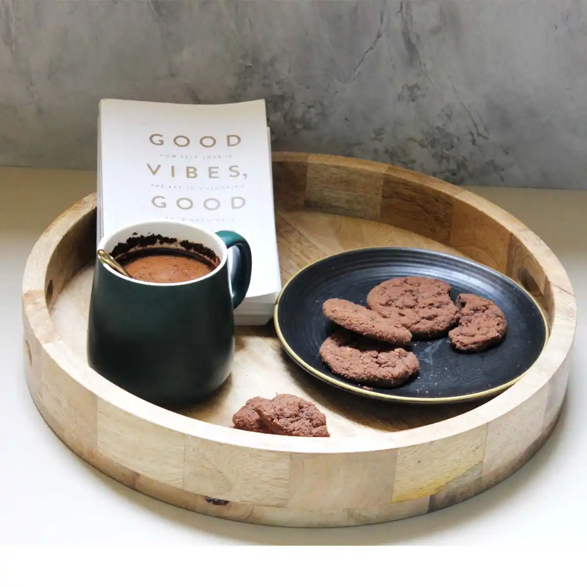 Wooden Round Tray