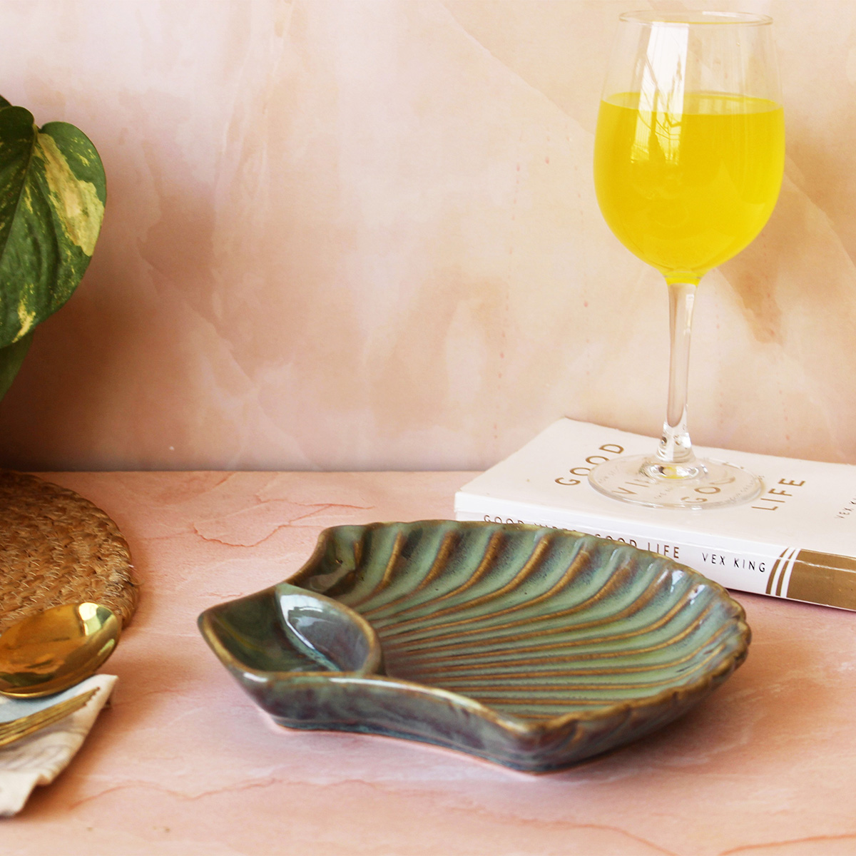 Forest Fusion Small Shell Chip Delight Platter