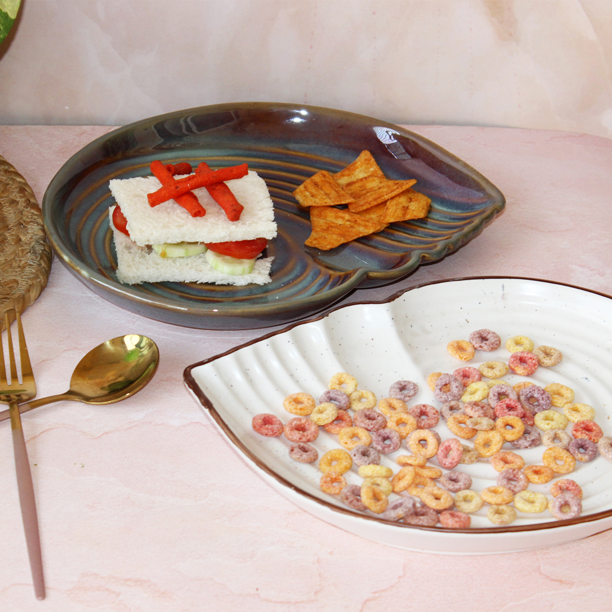 Forest Fusion Sea-Shell Platter