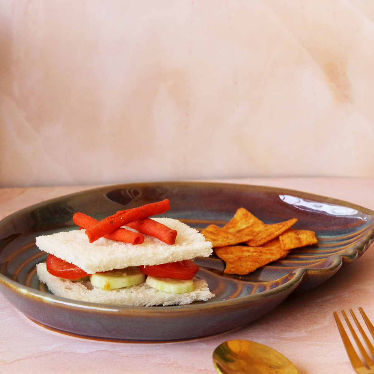 Forest Fusion Sea-Shell Platter