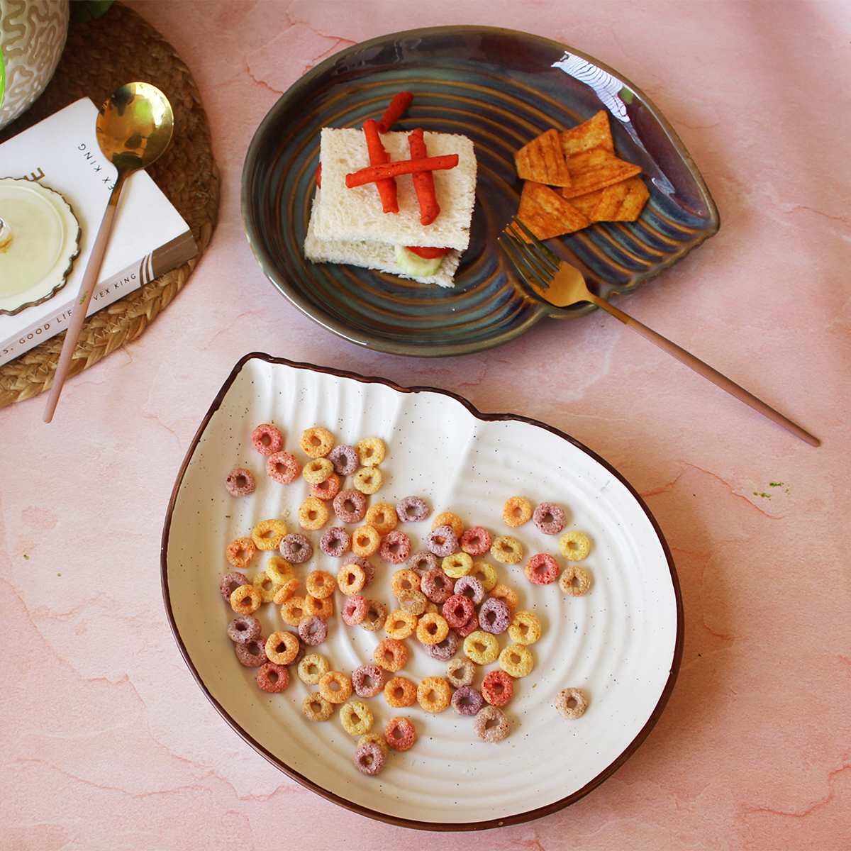 Forest Fusion Sea-Shell Platter