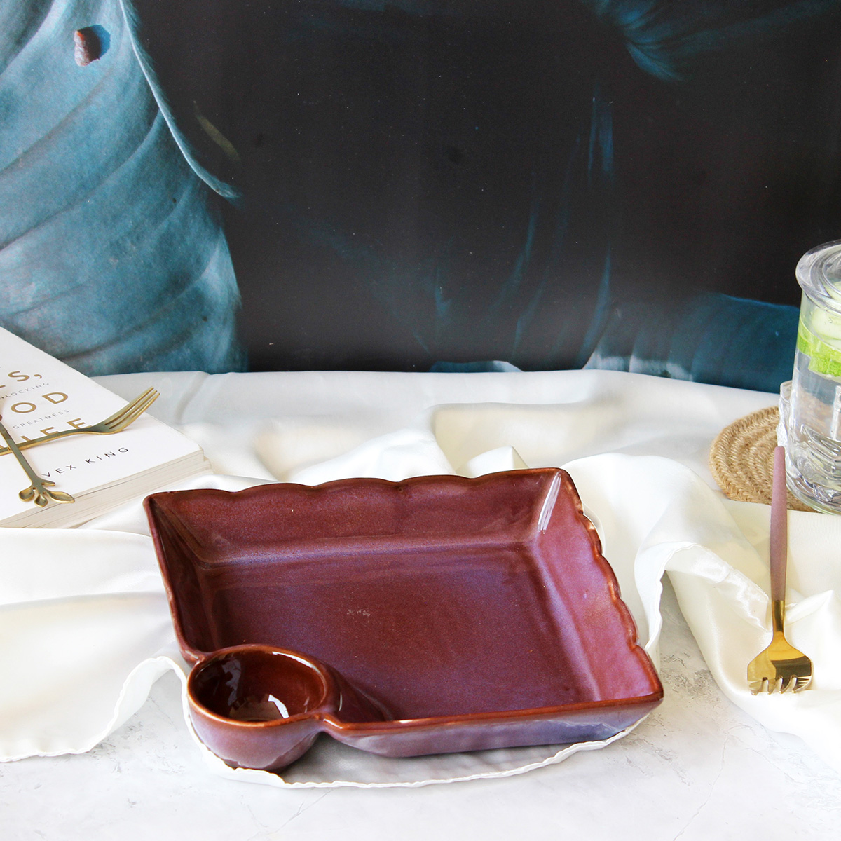 Ocean Breeze Quad Dipper Tray