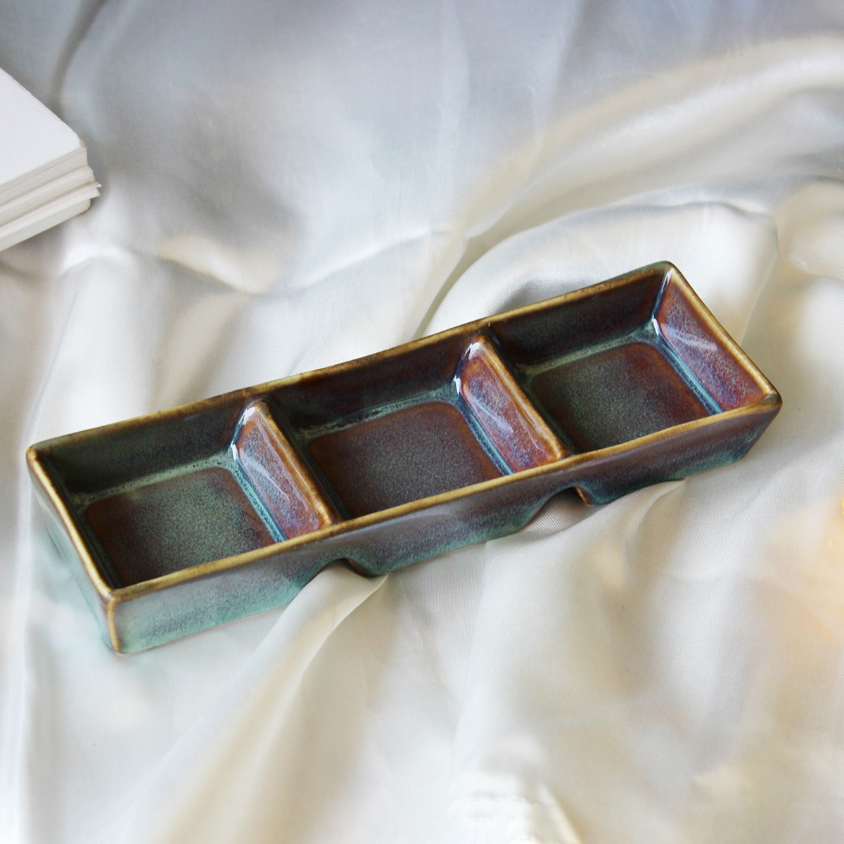 Forest Fusion Triple Dipper Tray