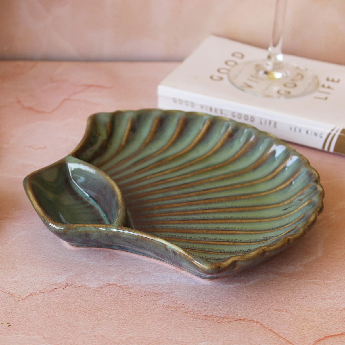 Forest Fusion Big Shell Chip Delight Platter