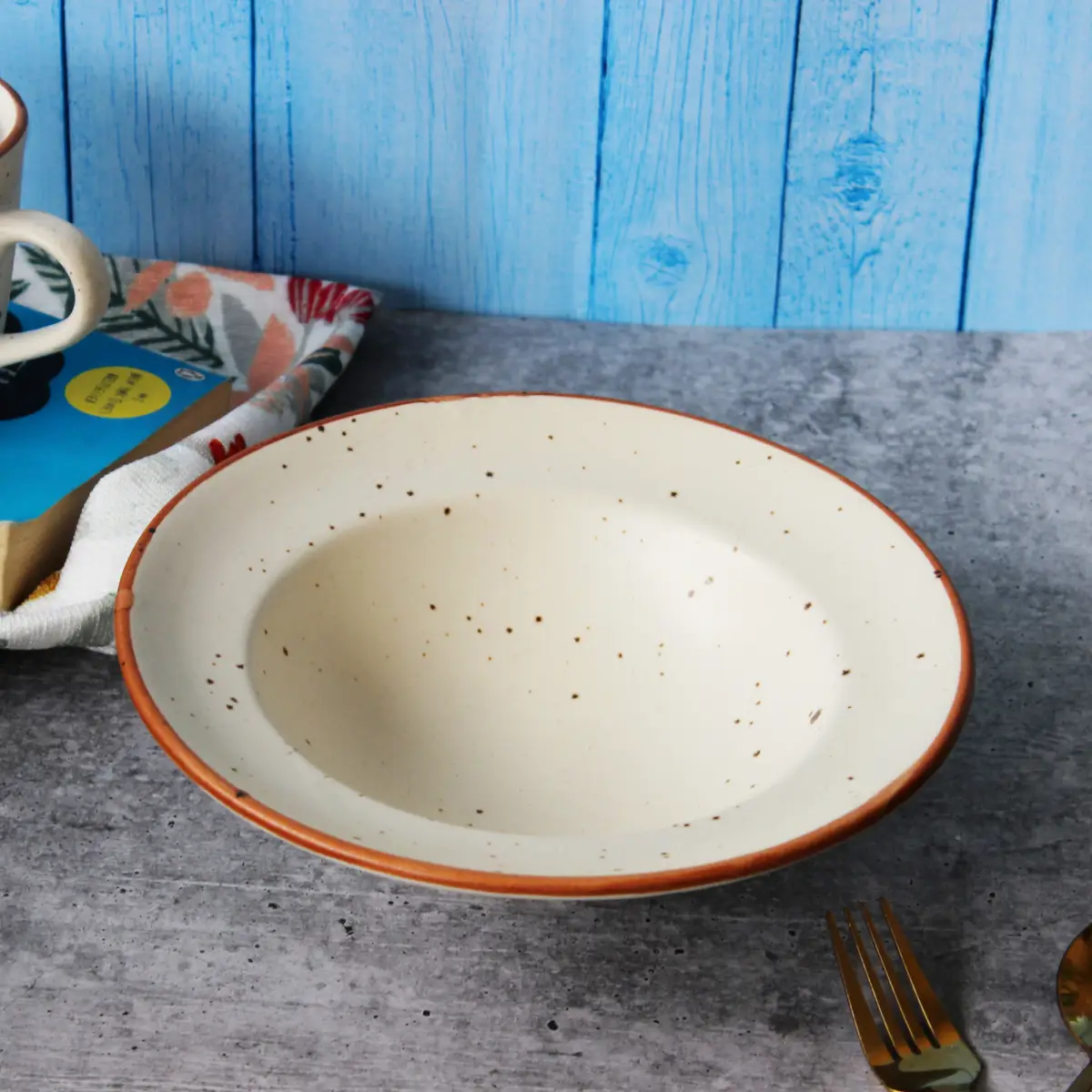 Creamy Brew Deep Serving Bowl