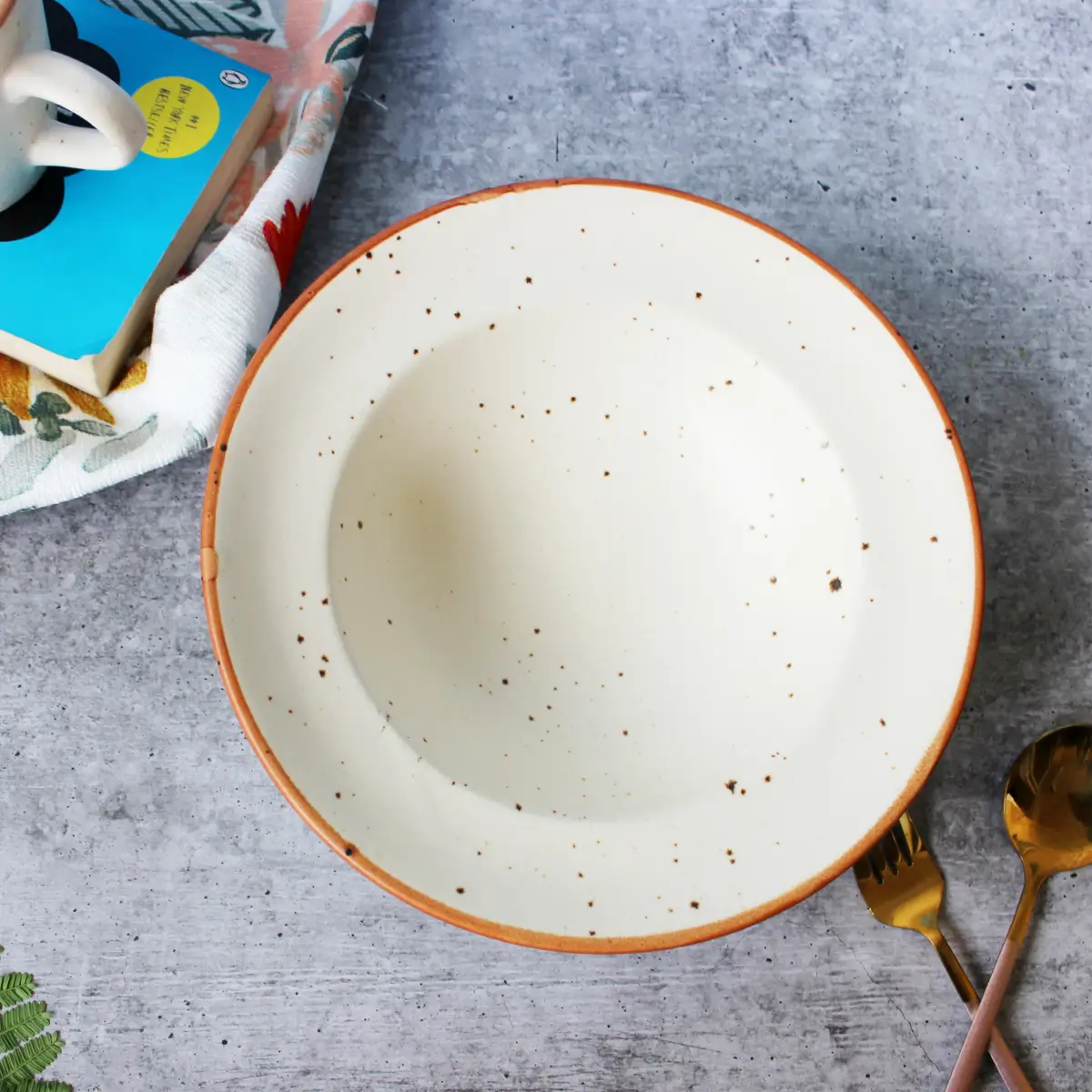 Creamy Brew Deep Serving Bowl