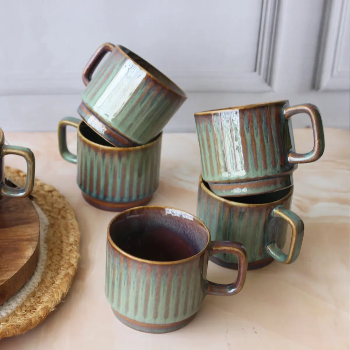 Forest Fusion Tea Time Cup Set of 6