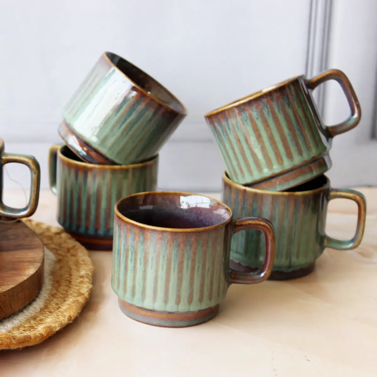Forest Fusion Tea Time Cup Set of 6