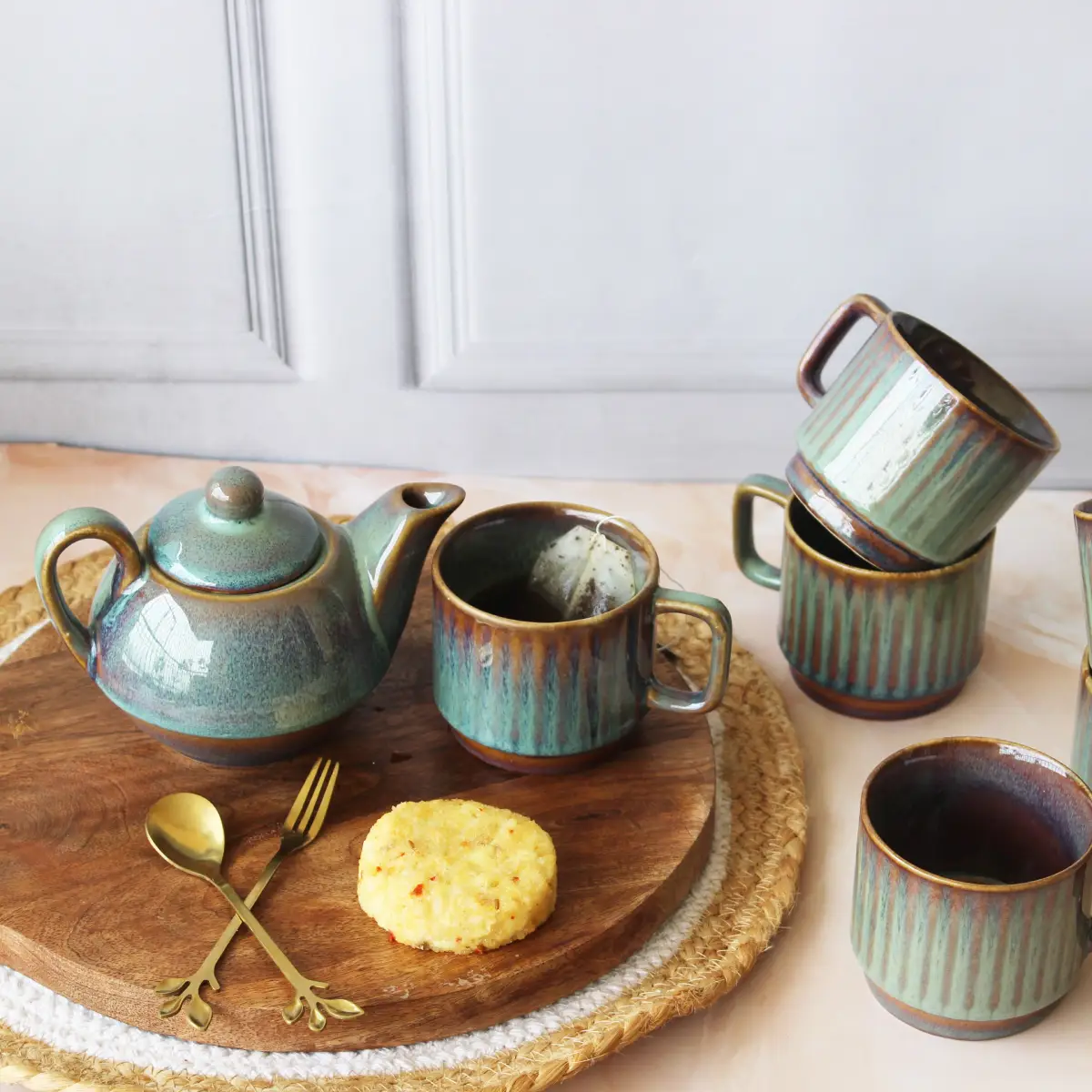 Forest Fusion Tea Time Cup Set of 6