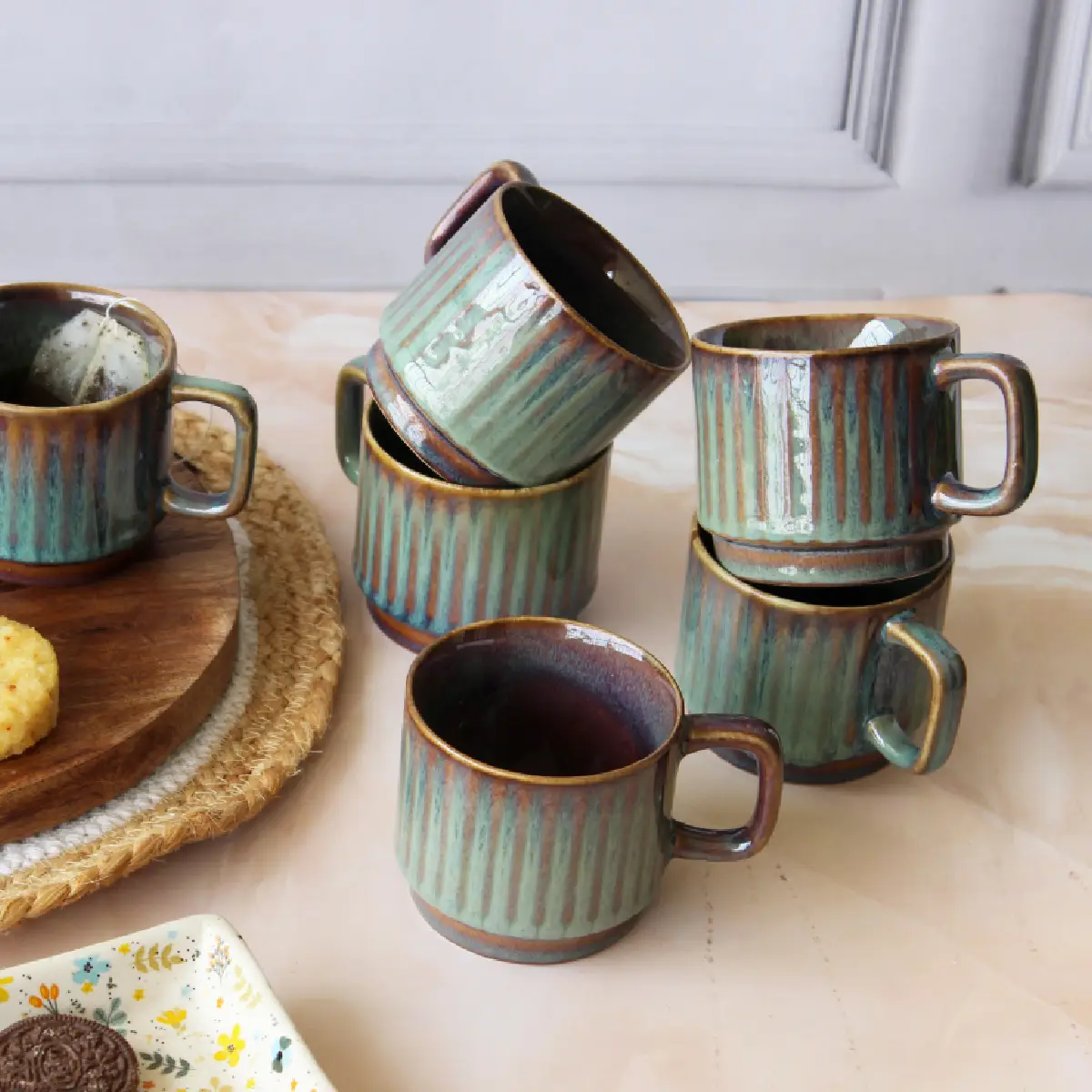 Forest Fusion Tea Time Cup Set of 6