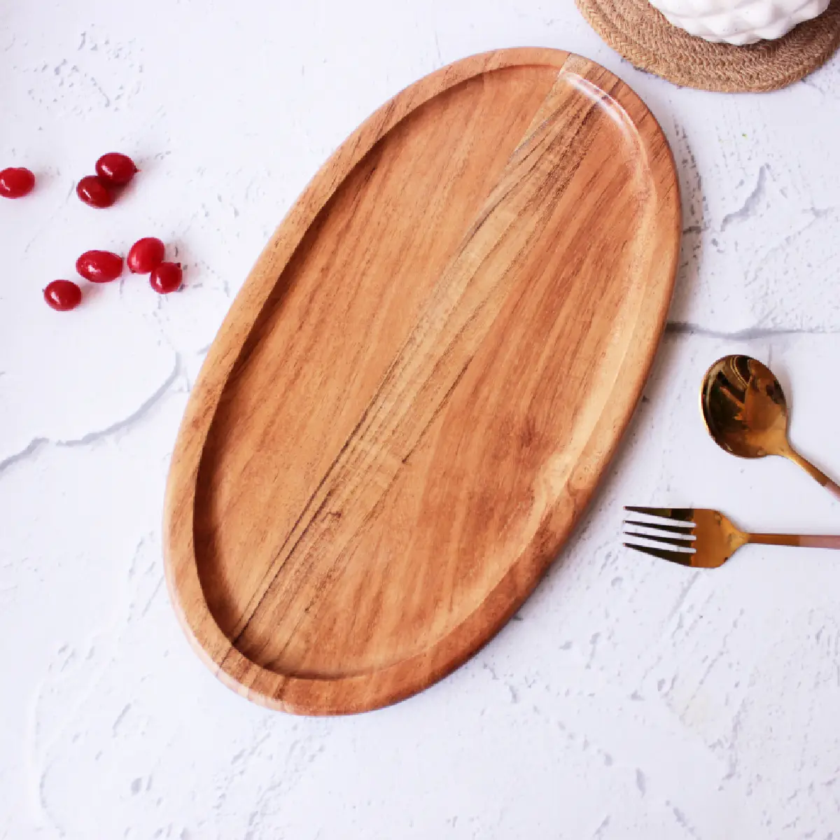 Serene Oval Serving Platter