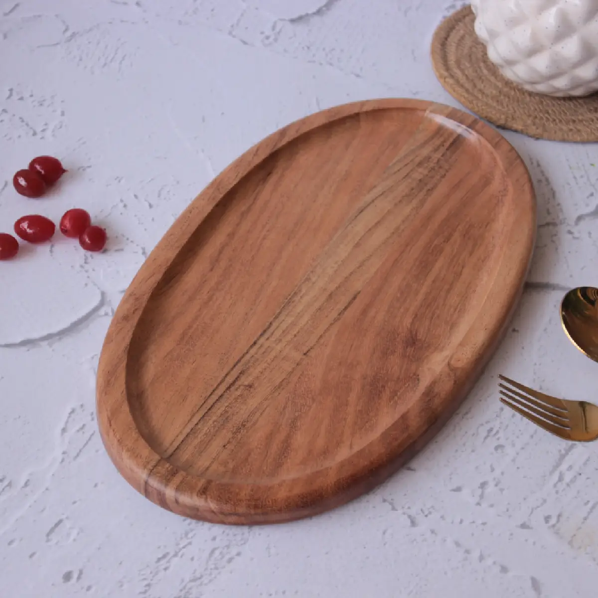 Serene Oval Serving Platter