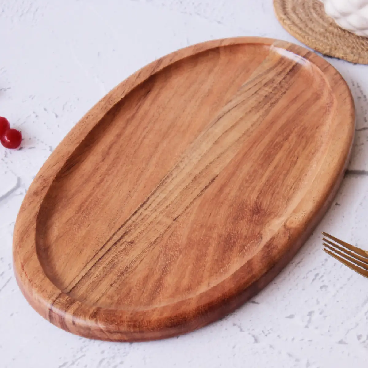 Serene Oval Serving Platter