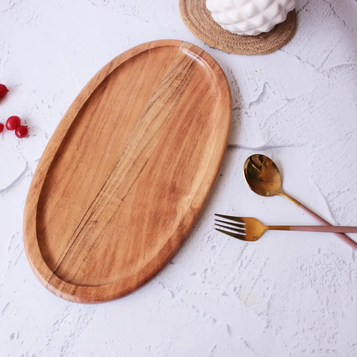 Serene Oval Serving Platter