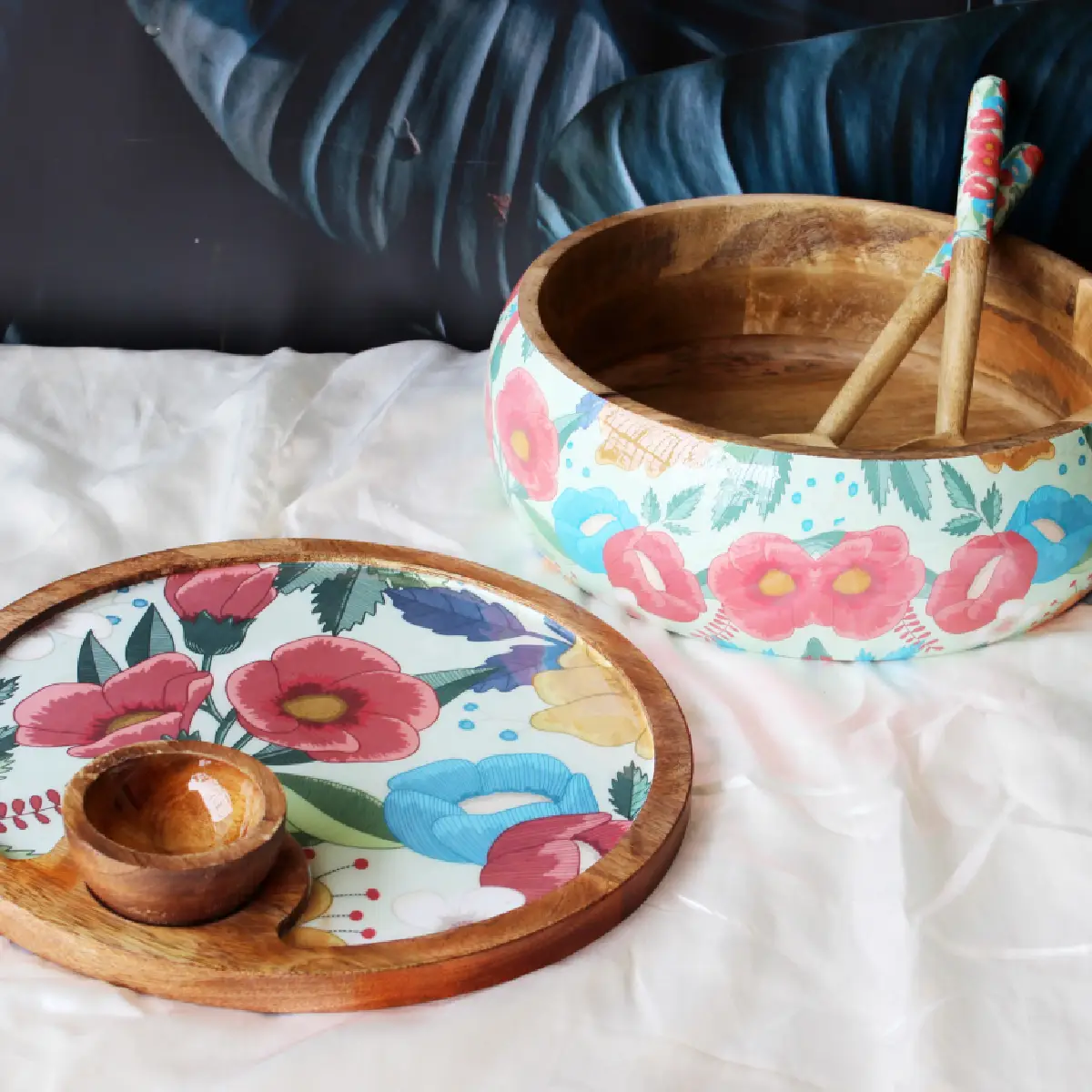 Pastel ParadiseMangowood Bowl & Platter Set
