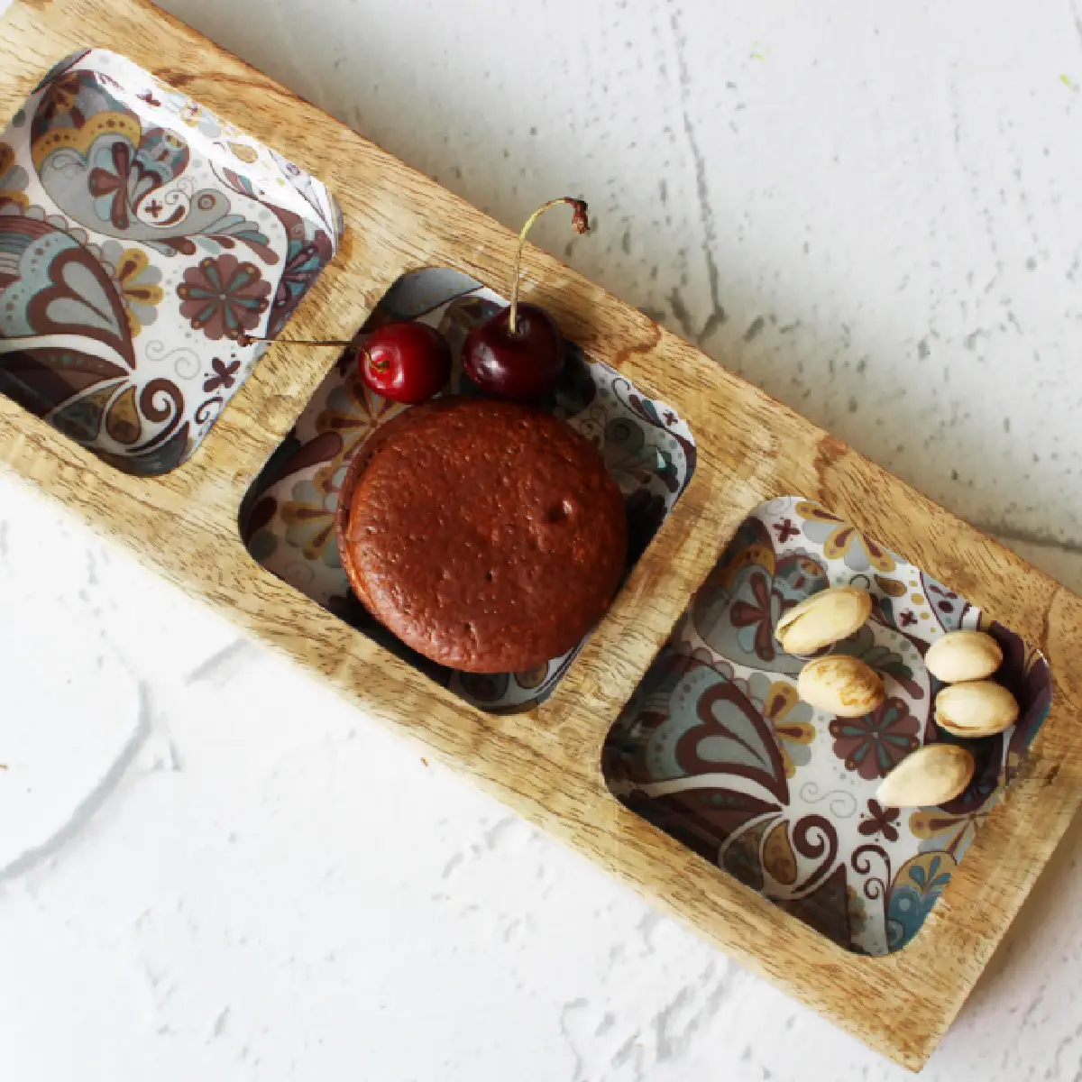 Boho Paisley Triple Threat Serving Tray