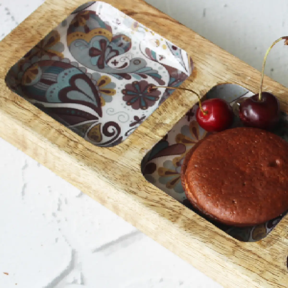 Boho Paisley Triple Threat Serving Tray