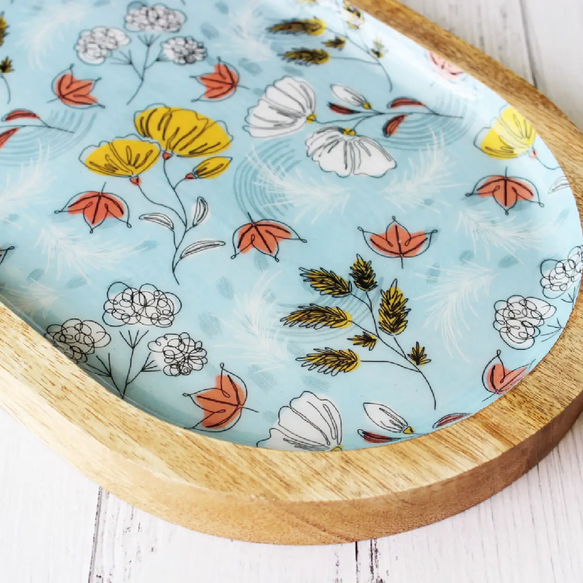 Peaceful Shade Delight Platter with Dip Niche