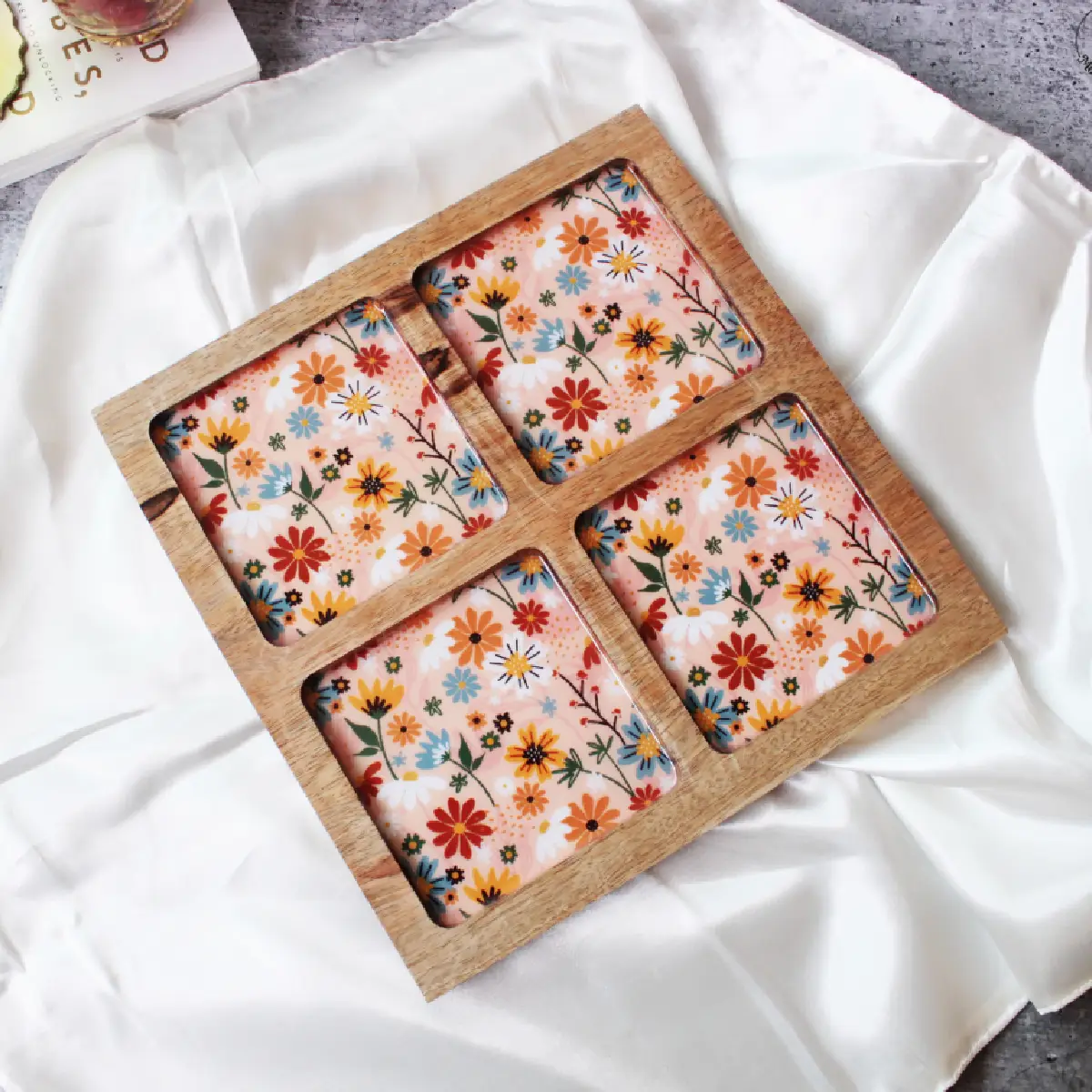 Dreamy Peach 4Ever Serving Tray