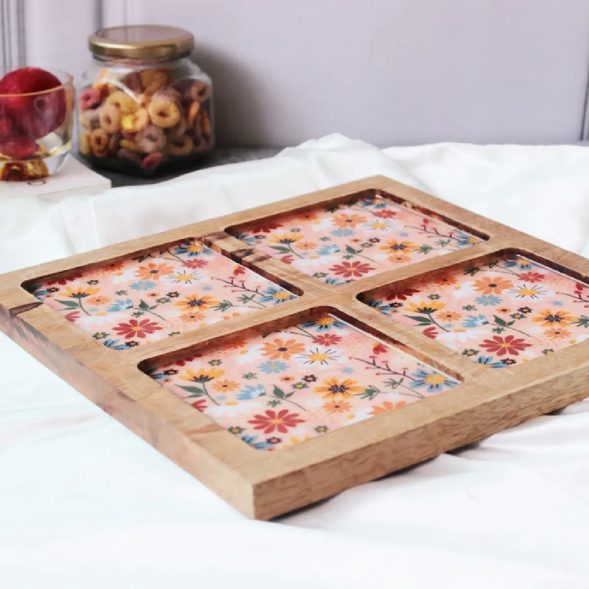 Dreamy Peach 4Ever Serving Tray