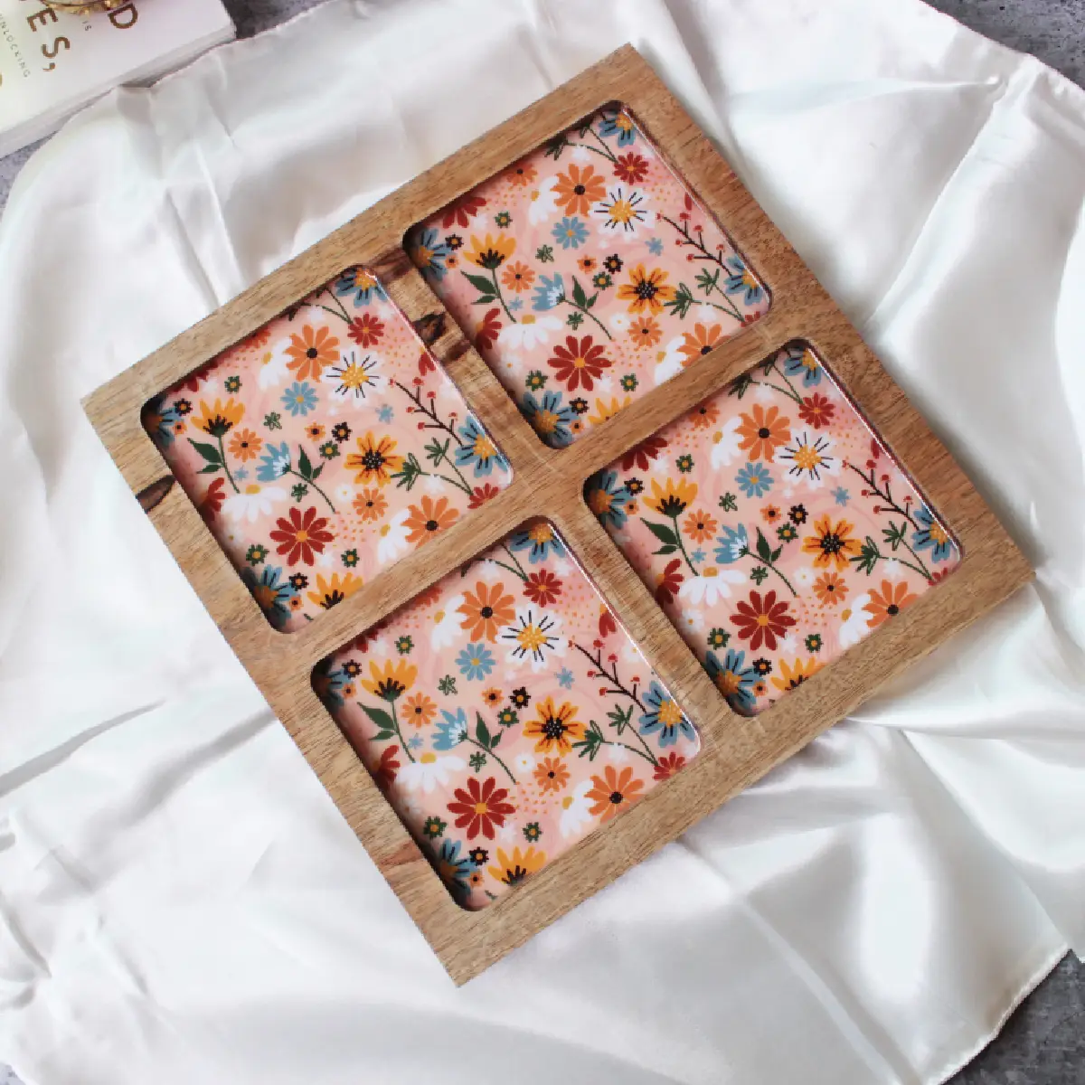 Dreamy Peach 4Ever Serving Tray