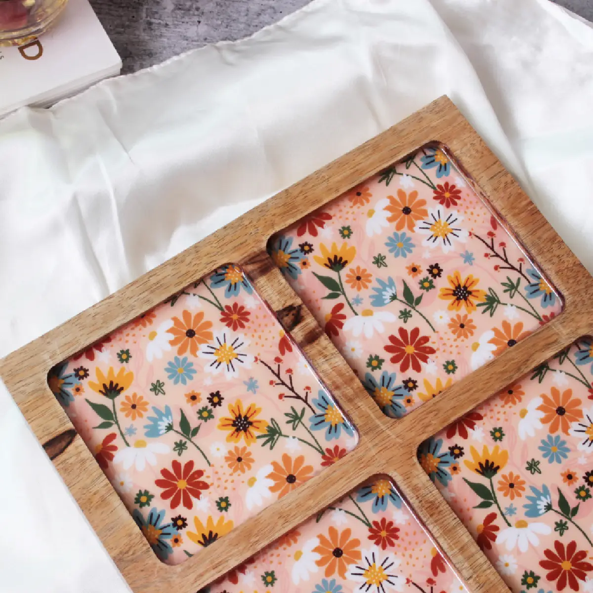 Dreamy Peach 4Ever Serving Tray