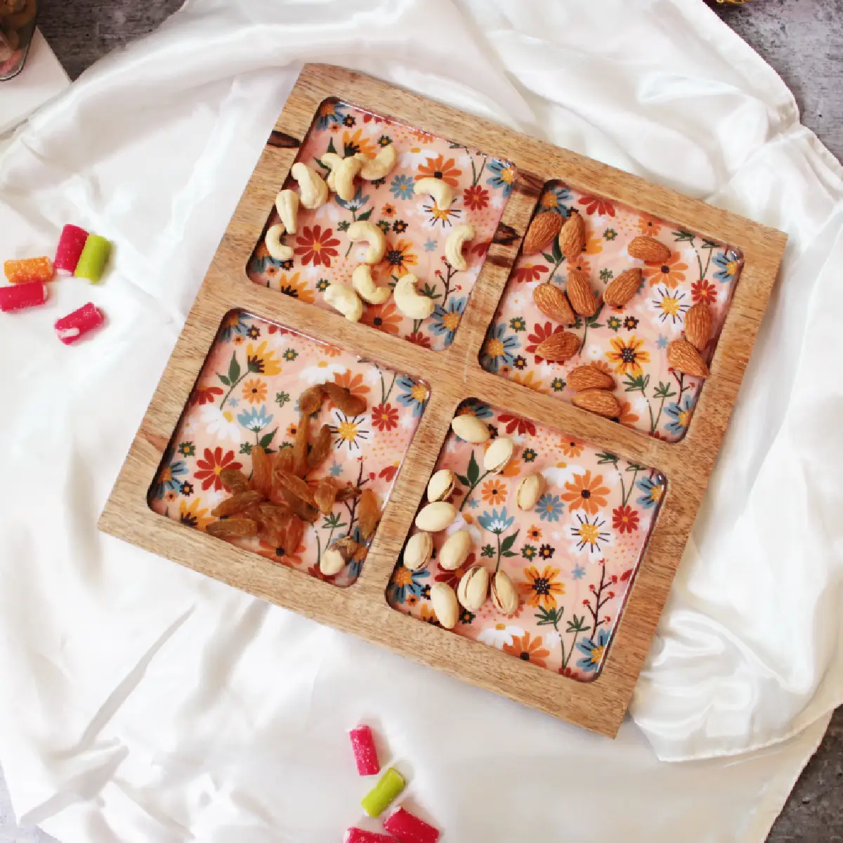 Dreamy Peach 4Ever Serving Tray