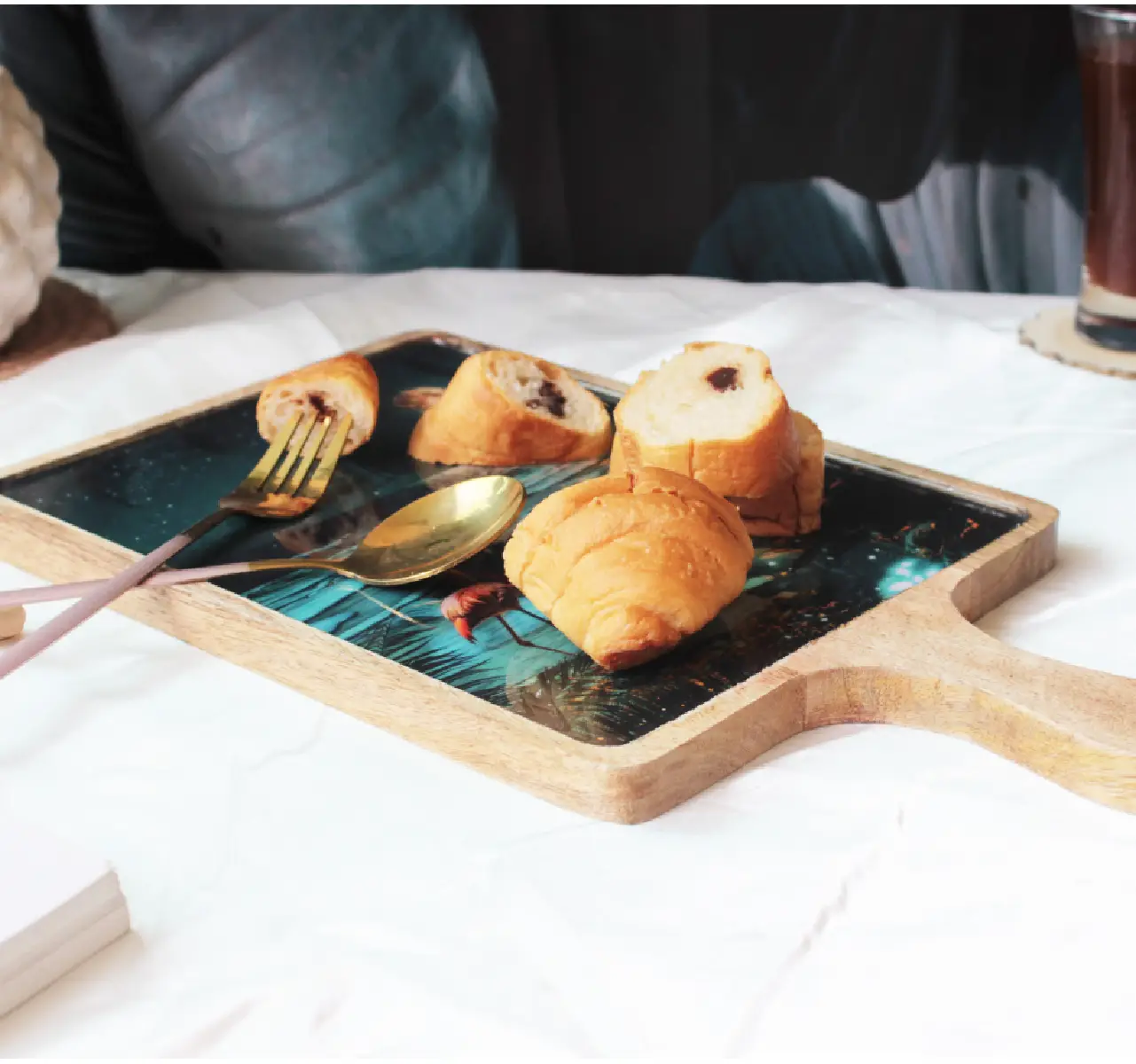 Moonbeams Flamingos Magic Platter Paradise