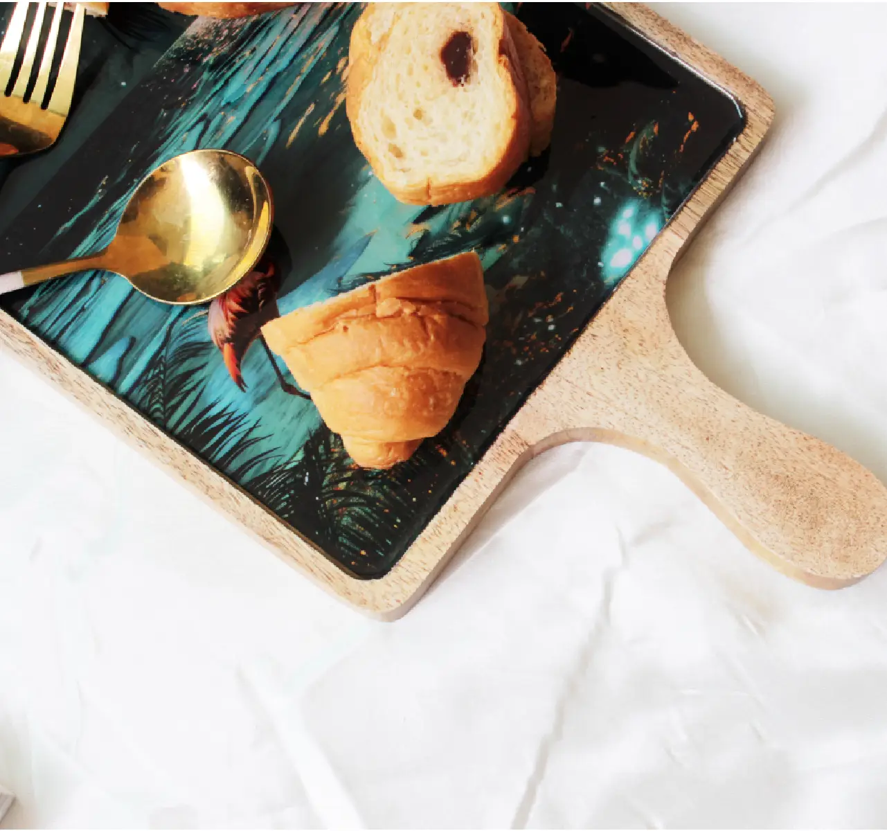 Moonbeams Flamingos Magic Platter Paradise