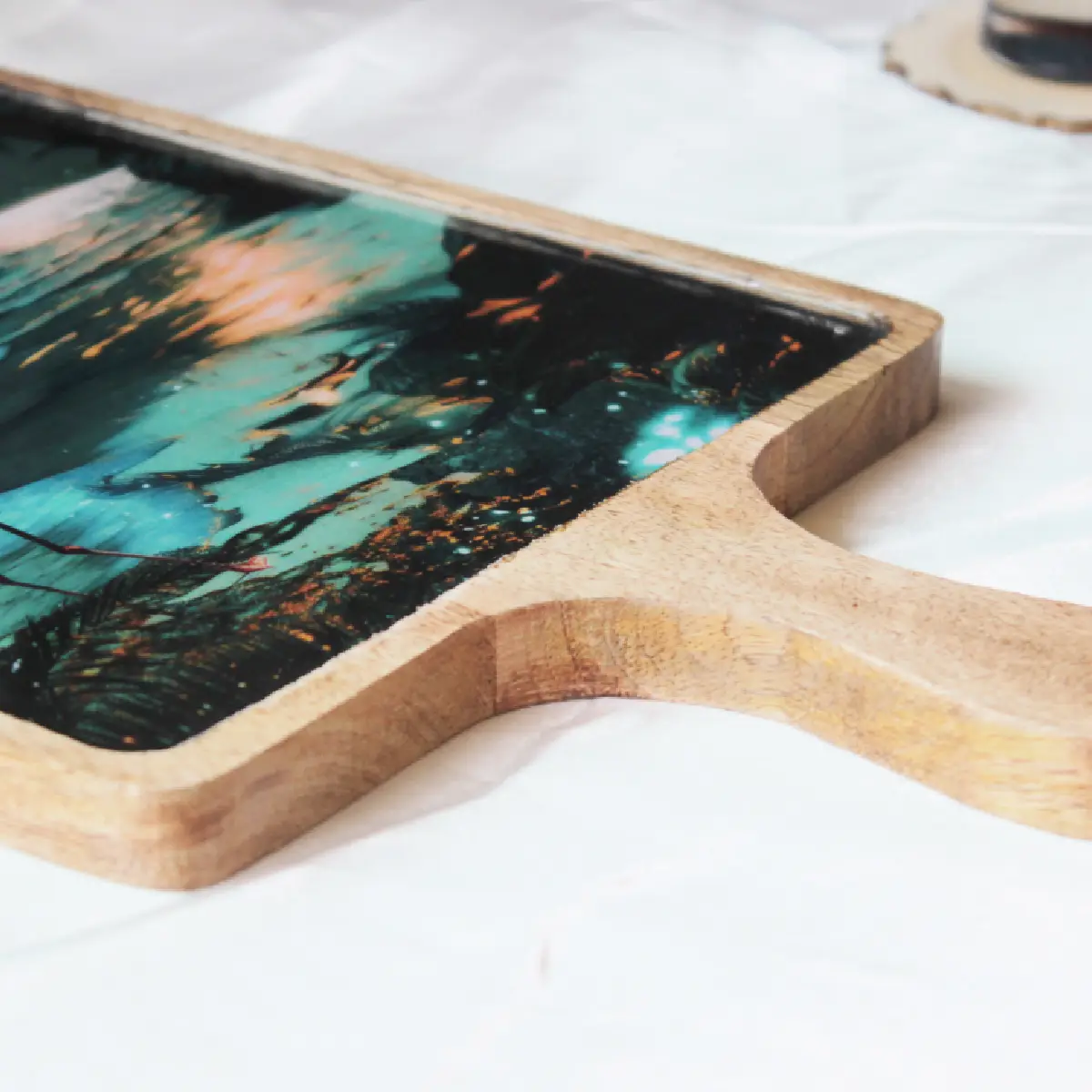 Moonbeams Flamingos Magic Platter Paradise