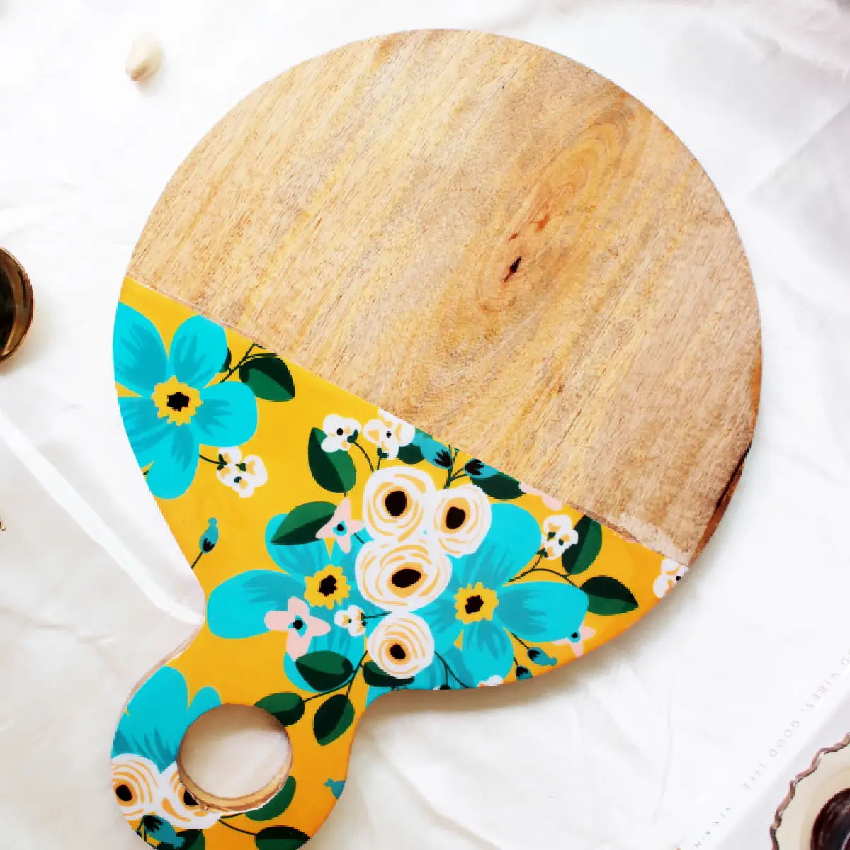 Brightside Blooms ServeEase Round Platter