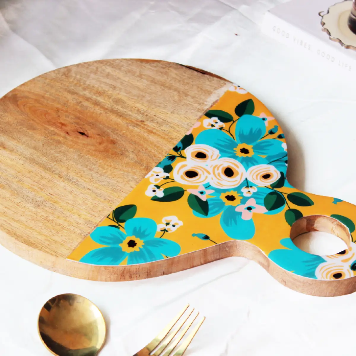 Brightside Blooms ServeEase Round Platter