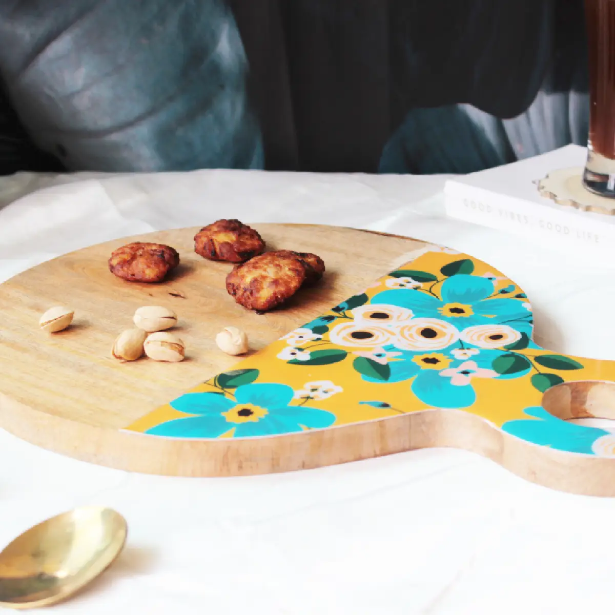 Brightside Blooms ServeEase Round Platter