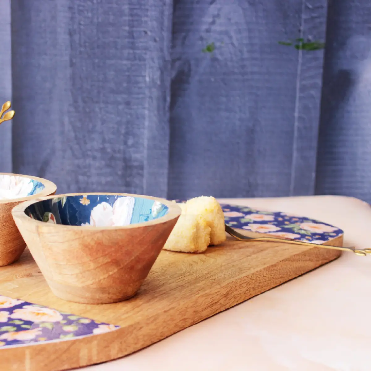 Spring Blooms Coastal Cruise Platter with Serving Bowl