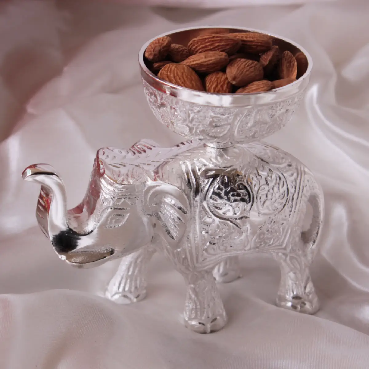 German Silver Elephantine Elegance with bowl