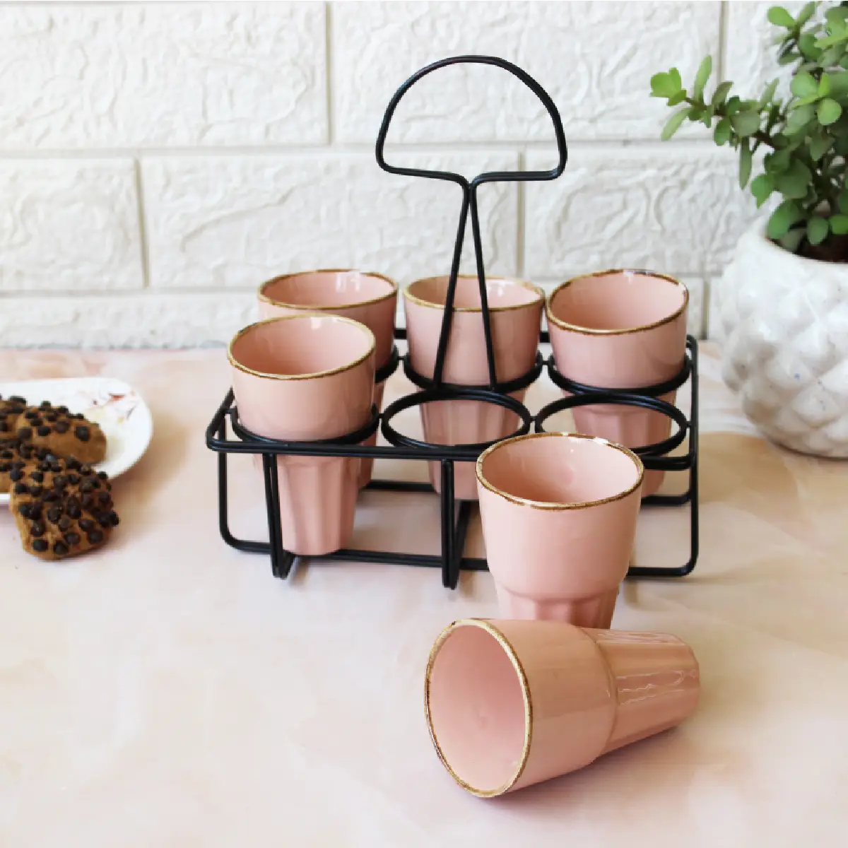 Gulabi Pyala with Stand