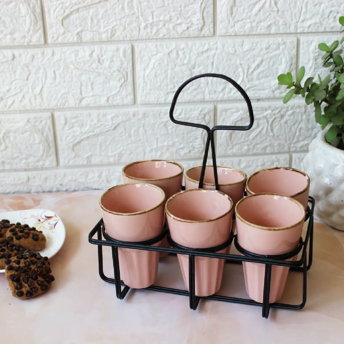 Gulabi Pyala with Stand